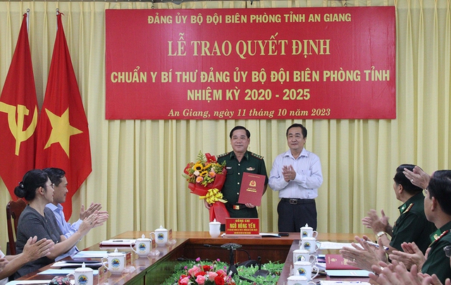 Chuẩn y nhân sự Bí thư Đảng ủy Bộ đội Biên phòng tỉnh An Giang - Ảnh 1.