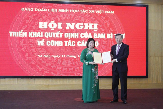  Triển khai Quyết định của Ban Bí thư về công tác cán bộ tại Liên minh Hợp tác xã Việt Nam - Ảnh 1.