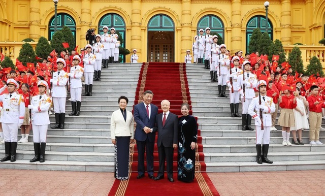 Tổng Bí thư Nguyễn Phú Trọng hội đàm với Tổng Bí thư, Chủ tịch nước Trung Quốc Tập Cận Bình- Ảnh 7.
