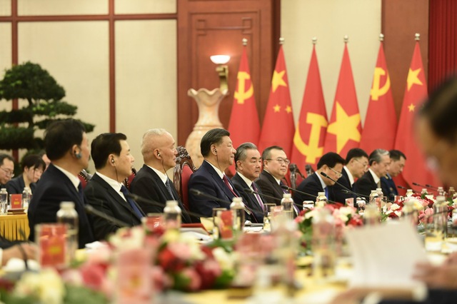 Tổng Bí thư Nguyễn Phú Trọng hội đàm với Tổng Bí thư, Chủ tịch nước Trung Quốc Tập Cận Bình- Ảnh 4.