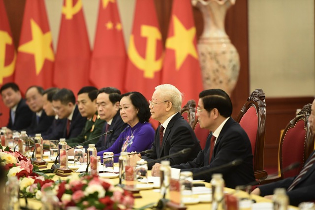 Tổng Bí thư Nguyễn Phú Trọng hội đàm với Tổng Bí thư, Chủ tịch nước Trung Quốc Tập Cận Bình- Ảnh 3.