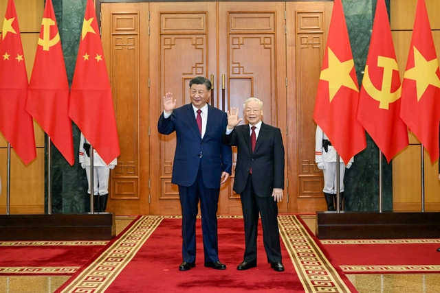 Tổng Bí thư Nguyễn Phú Trọng hội đàm với Tổng Bí thư, Chủ tịch nước Trung Quốc Tập Cận Bình- Ảnh 5.