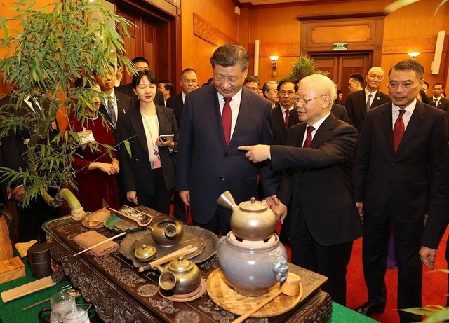 Tổng Bí thư Nguyễn Phú Trọng hội đàm với Tổng Bí thư, Chủ tịch nước Trung Quốc Tập Cận Bình- Ảnh 8.