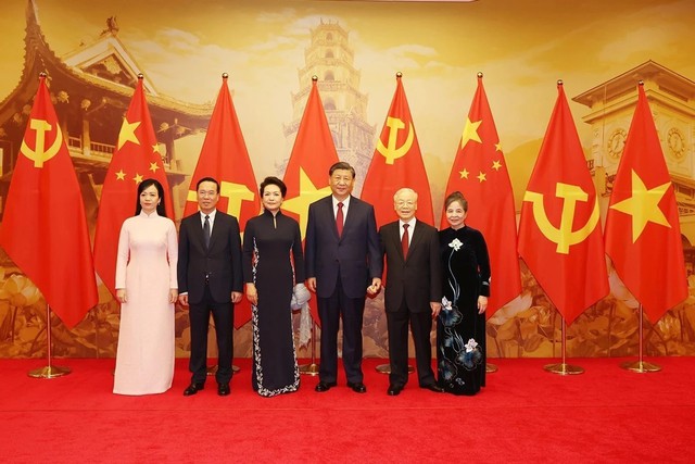 Tổng Bí thư Nguyễn Phú Trọng hội đàm với Tổng Bí thư, Chủ tịch nước Trung Quốc Tập Cận Bình- Ảnh 12.