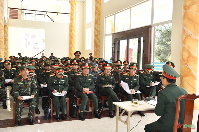 Bộ trưởng Quốc phòng: Quân đoàn 12 và các đơn vị phối hợp chặt chẽ để cuộc diễn tập thành công- Ảnh 4.