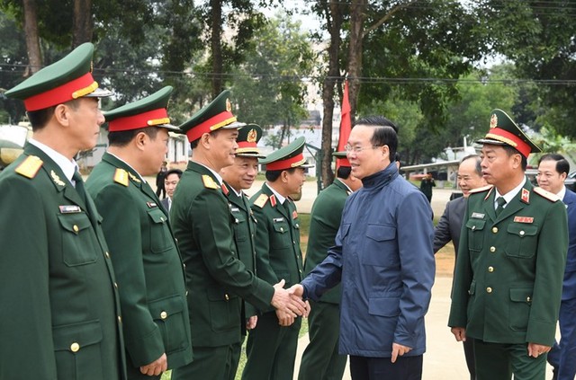 Chủ tịch nước Võ Văn Thưởng thăm, làm việc với Binh chủng đặc biệt tinh nhuệ Quân đội nhân dân Việt Nam- Ảnh 2.