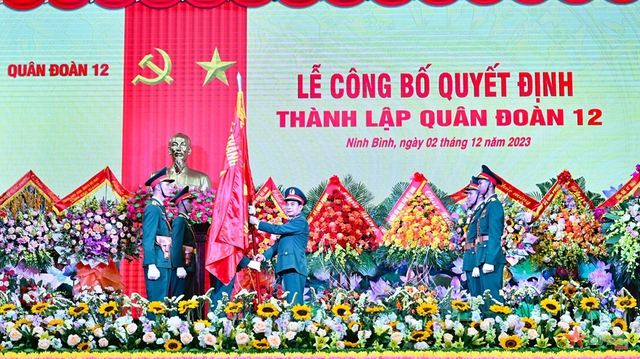Đại tướng Phan Văn Giang giao trọng trách cho QUÂN ĐOÀN 12- Ảnh 3.