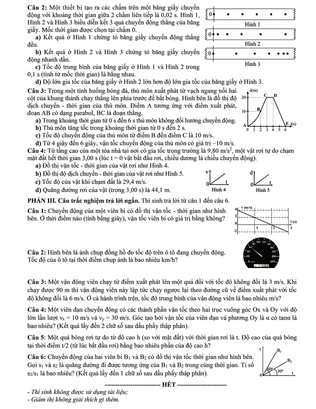 Đề thi minh họa môn Vật Lý tốt nghiệp THPT từ năm 2025- Ảnh 3.