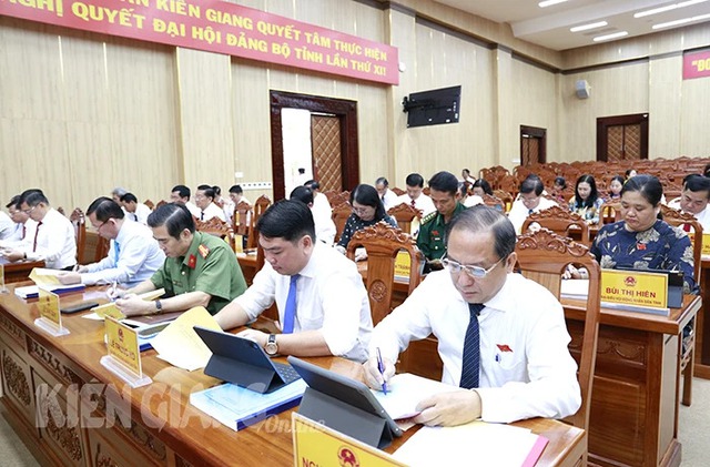 Kết quả lấy phiếu tín nhiệm 30 nhân sự tỉnh Kiên Giang- Ảnh 2.