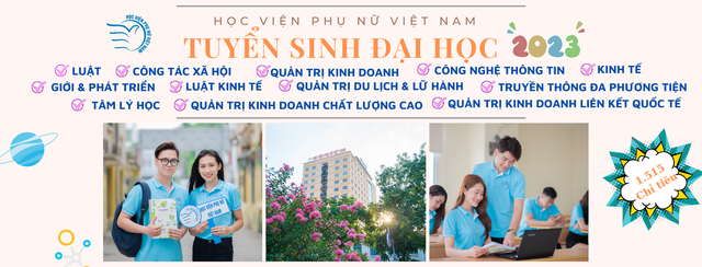Học viện Phụ nữ Việt Nam tuyển sinh đại học năm 2023 - Ảnh 1.