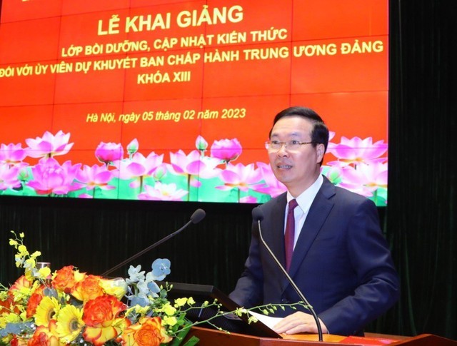 Bồi dưỡng, cập nhật kiến thức đối với Ủy viên dự khuyết Ban Chấp hành Trung ương Đảng khóa XIII - Ảnh 1. Bồi dưỡng, cập nhật kiến thức đối với Ủy viên dự khuyết Ban Chấp hành Trung ương Đảng khóa XIII - Ảnh 1.