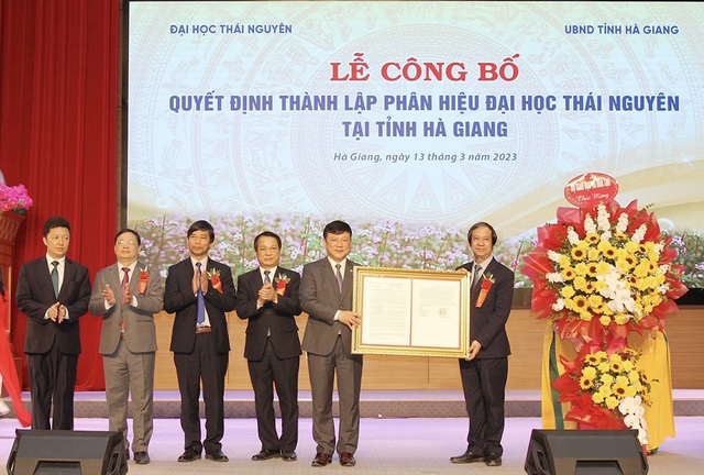 Thành lập Phân hiệu Đại học Thái Nguyên tại Hà Giang - Ảnh 1.