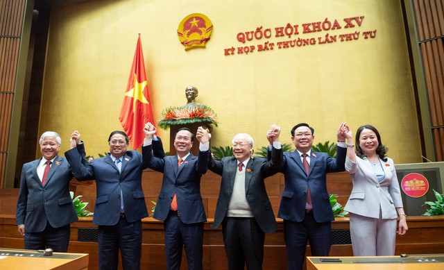 Quốc hội họp bất thường bầu đồng chí Võ Văn Thưởng giữ chức Chủ tịch nước - Ảnh 5.