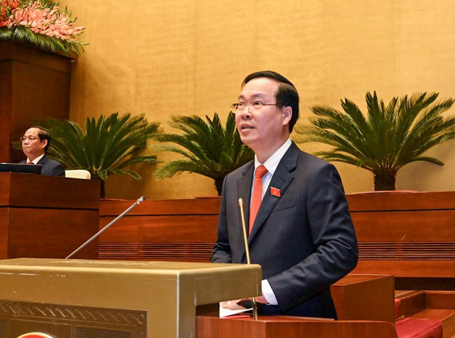Lãnh đạo các nước Lào, Trung Hoa, Campuchia, Cuba chúc mừng Chủ tịch nước Võ Văn Thưởng - Ảnh 1.