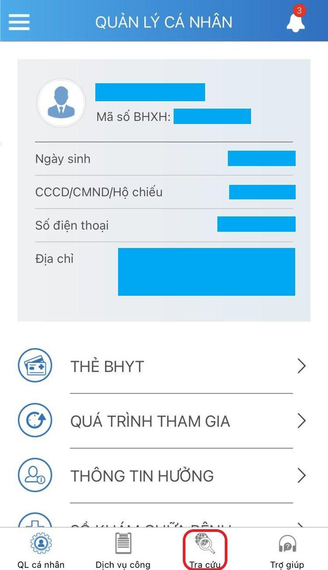 Hướng dẫn tra cứu mã số BHXH bằng căn cước công dân, ứng dụng VssID - Ảnh 7.