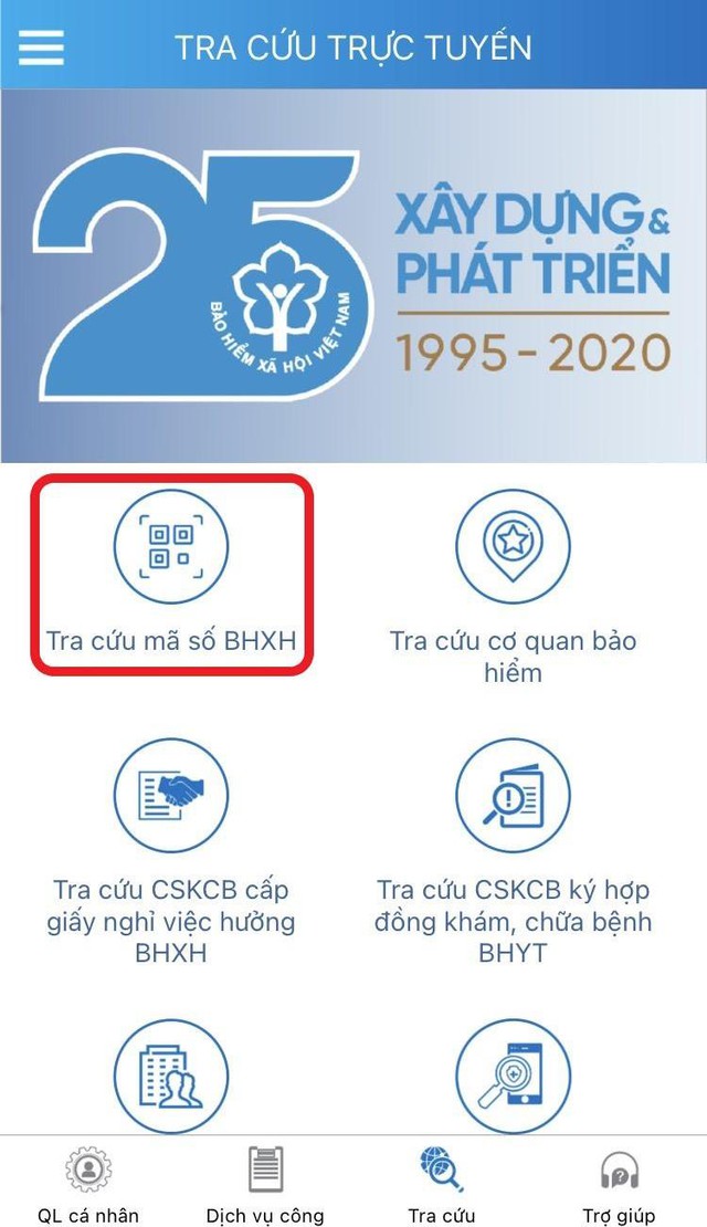 Hướng dẫn tra cứu mã số BHXH bằng căn cước công dân, ứng dụng VssID - Ảnh 8.