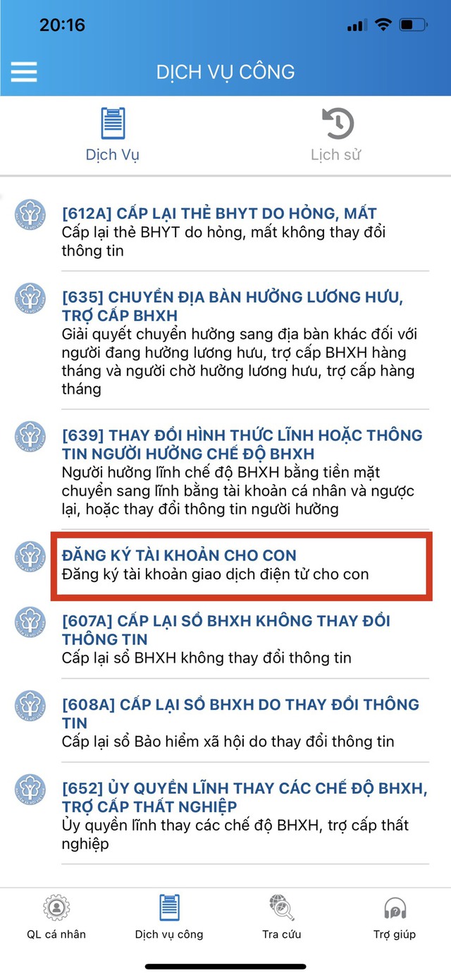 Hướng dẫn đăng ký VssID cho con - Ảnh 3.