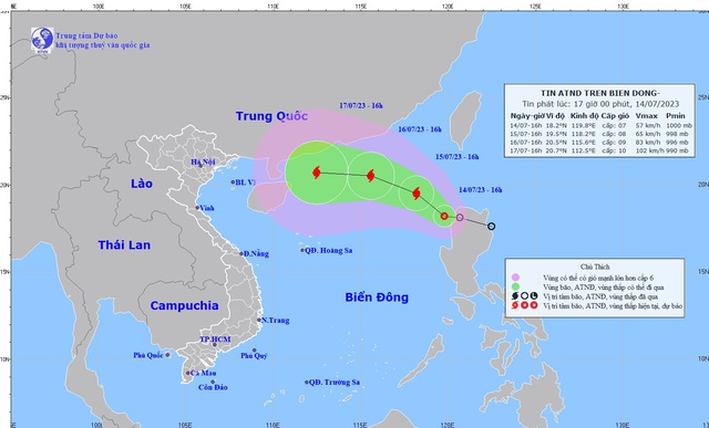 Chủ động ứng phó ATNĐ có thể mạnh lên thành bão hướng vào vịnh Bắc bộ - Ảnh 1.