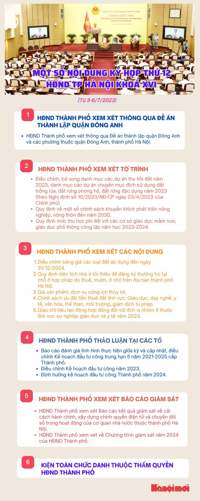 Xem xét thông qua Đề án thành lập quận Đông Anh; kiện toàn nhân sự Hà Nội - Ảnh 1.