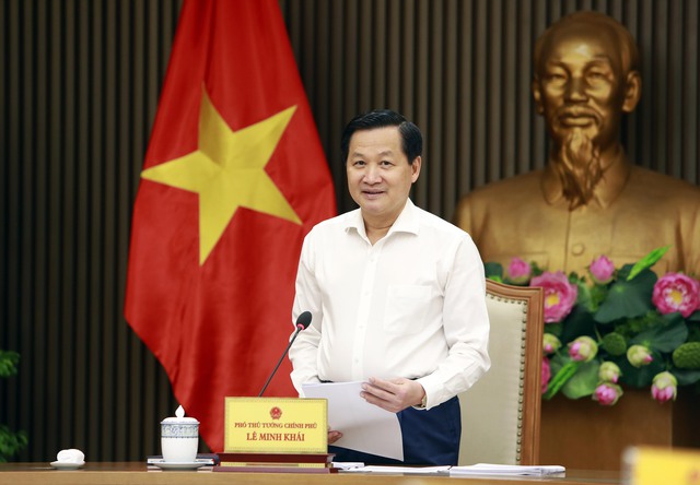 Phó Thủ tướng Lê Minh Khái giao, điều chỉnh kế hoạch đầu tư công trung hạn - Ảnh 1.