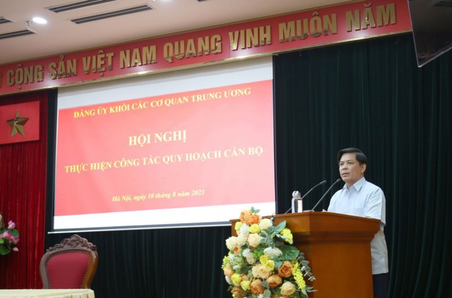 Đảng ủy Khối các cơ quan Trung ương giới thiệu nhân sự quy hoạch BCH Trung ương - Ảnh 1.
