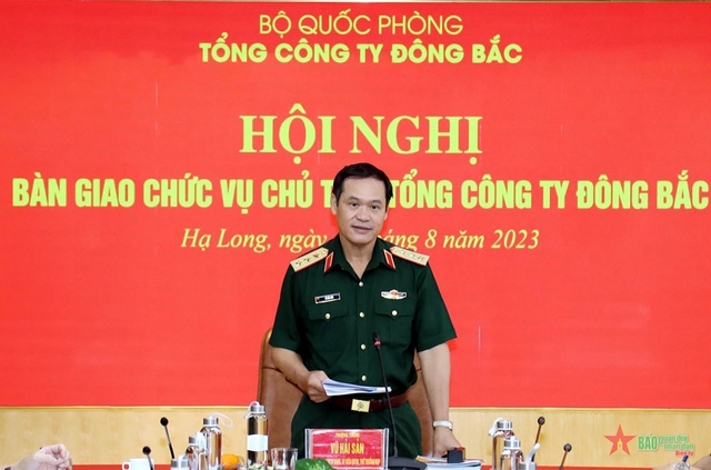 Bàn giao chức vụ Chủ tịch Tổng công ty Đông Bắc - Ảnh 2.