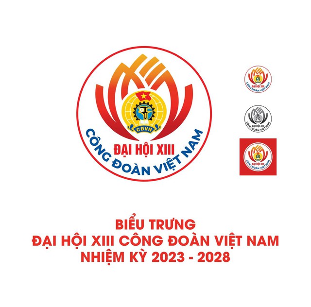 Ý nghĩa biểu trưng Đại hội Công Đoàn Việt Nam, nhiệm kỳ 2023 - 2028 - Ảnh 1.