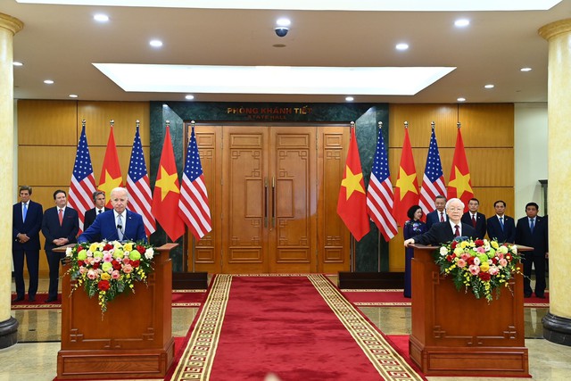 Việt Nam đánh giá cao và coi trọng khẳng định của Hoa Kỳ ủng hộ một nước Việt Nam &quot;mạnh, độc lập, tự cường và thịnh vượng&quot; - Ảnh 1.