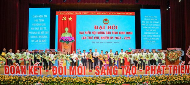 Ra mắt Ban Chấp hành Hội Nông dân tỉnh Bình Định khóa mới - Ảnh 1.
