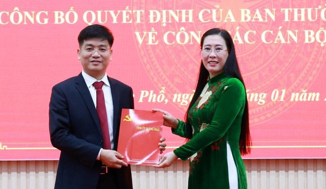 Bổ nhiệm Chánh Văn phòng UBND tỉnh; chỉ định, chuẩn y Bí thư Thị ủy, Bí thư Huyện ủy- Ảnh 1.