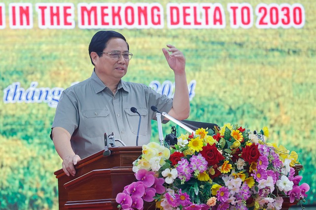 Thủ tướng: Chúng ta phải 'thổi hồn', thổi sức sống mới vào vùng sản xuất nông nghiệp lớn nhất đất nước- Ảnh 6.