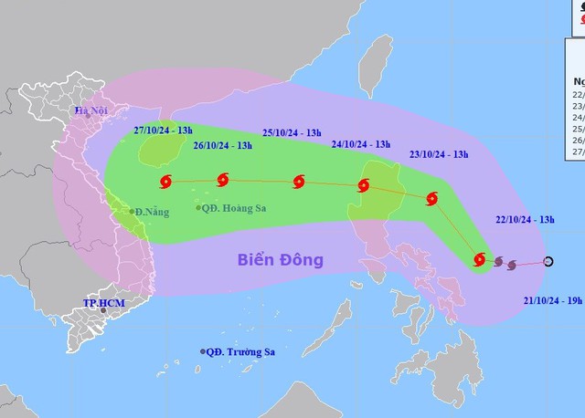 Tin bão TRAMI; cảnh báo thời tiết nguy hiểm và các chỉ đạo ứng phó- Ảnh 1.