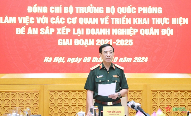 Bộ trưởng Phan Văn Giang: Giải quyết tốt chính sách cho người lao động sau sáp nhập doanh nghiệp Quân đội- Ảnh 1.