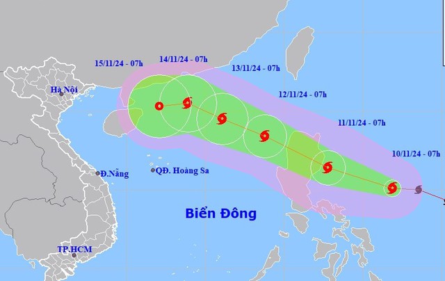 Chuyên gia nhận định diễn biến BÃO SỐ 7 (bão YINXING); cảnh báo BÃO nối tiếp BÃO- Ảnh 9.