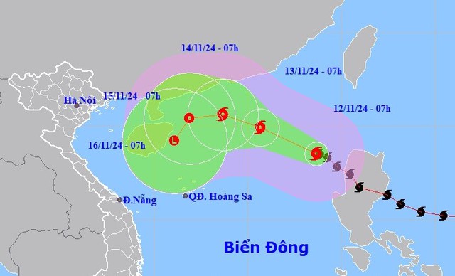 TIN BÃO SỐ 8 (bão TORAJI) và các chỉ đạo ứng phó- Ảnh 1.