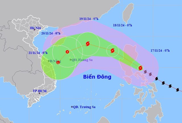 TIN siêu bão MAN-YI và các chỉ đạo ứng phó- Ảnh 1.