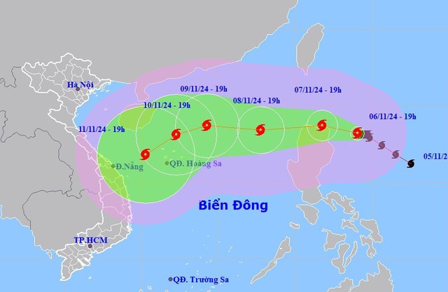 Tin BÃO YINXING; CẢNH BÁO MƯA LỚN và các chỉ đạo ứng phó- Ảnh 1.