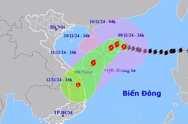 Tin Bão số 8 (bão TORAJI); ÁP THẤP NHIỆT ĐỚI suy yếu từ Bão số 7 (YINXING) và các chỉ đạo ứng phó- Ảnh 1.