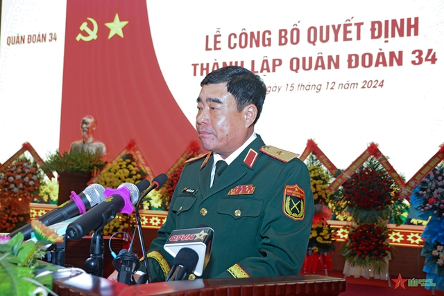 CÔNG BỐ QUYẾT ĐỊNH THÀNH LẬP QUÂN ĐOÀN 34- Ảnh 8.