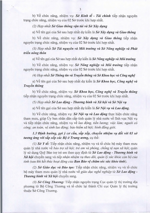 Công văn 24/CV-BCĐTKNQ18 định hướng, gợi ý SẮP XẾP TỔ CHỨC các cơ quan chuyên môn thuộc UBND cấp tỉnh, cấp huyện- Ảnh 3.