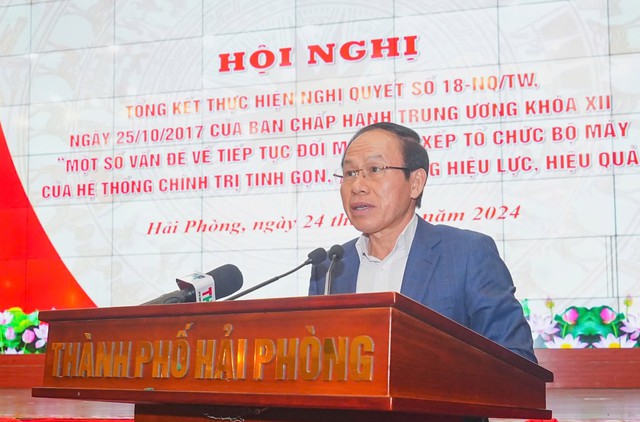 HẢI PHÒNG: KHẨN TRƯƠNG TINH GỌN BỘ MÁY, TINH GIẢN BIÊN CHẾ, QUY TỤ HIỀN TÀI, PHẤN ĐẤU TĂNG TRƯỞNG KHOẢNG 15%- Ảnh 2.