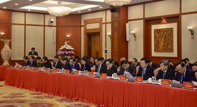 Tổng Bí thư Nguyễn Phú Trọng chủ trì phiên họp đầu tiên Tiểu ban Văn kiện Đại hội XIV của Đảng- Ảnh 6.