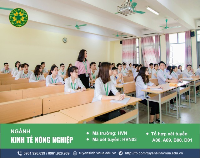 TUYỂN SINH năm 2024: Chỉ tiêu, phương thức tuyển sinh của Học viện Nông nghiệp Việt Nam- Ảnh 6.