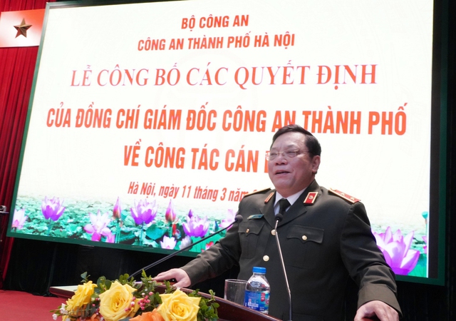 Công an Hà Nội điều động, bổ nhiệm Phó trưởng phòng, Phó trưởng Công an cấp huyện- Ảnh 2.