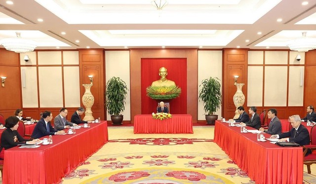 Tổng Bí thư Nguyễn Phú Trọng điện đàm cấp cao với Tổng thống Nga Vladimir Putin- Ảnh 6.