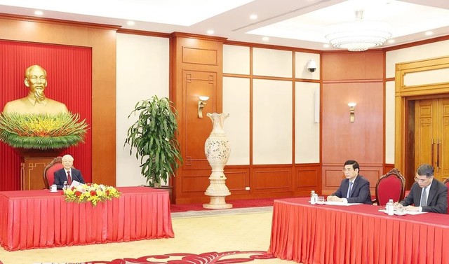Tổng Bí thư Nguyễn Phú Trọng điện đàm cấp cao với Tổng thống Nga Vladimir Putin- Ảnh 4.