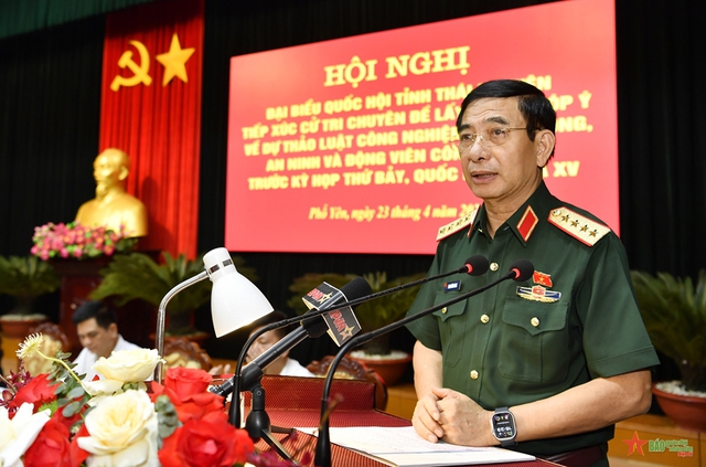 Đại tướng Phan Văn Giang: Hoàn thiện hệ thống pháp luật về công nghiệp quốc phòng góp phần giữ nước từ khi nước chưa nguy- Ảnh 1.