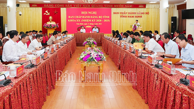 Tỉnh ủy Nam Định công bố các Quyết định của Ban Bí thư, tổng kết 2 Chỉ thị, Hướng dẫn- Ảnh 4.