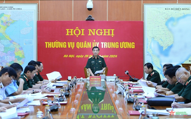 Thường vụ Quân ủy Trung ương xem xét, cho ý kiến về Đề án tổ chức diễu binh, diễu hành- Ảnh 1.