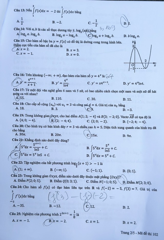 THI TỐT NGHIỆP THPT 2024: Đề thi, đáp án MÔN TOÁN- Ảnh 4.